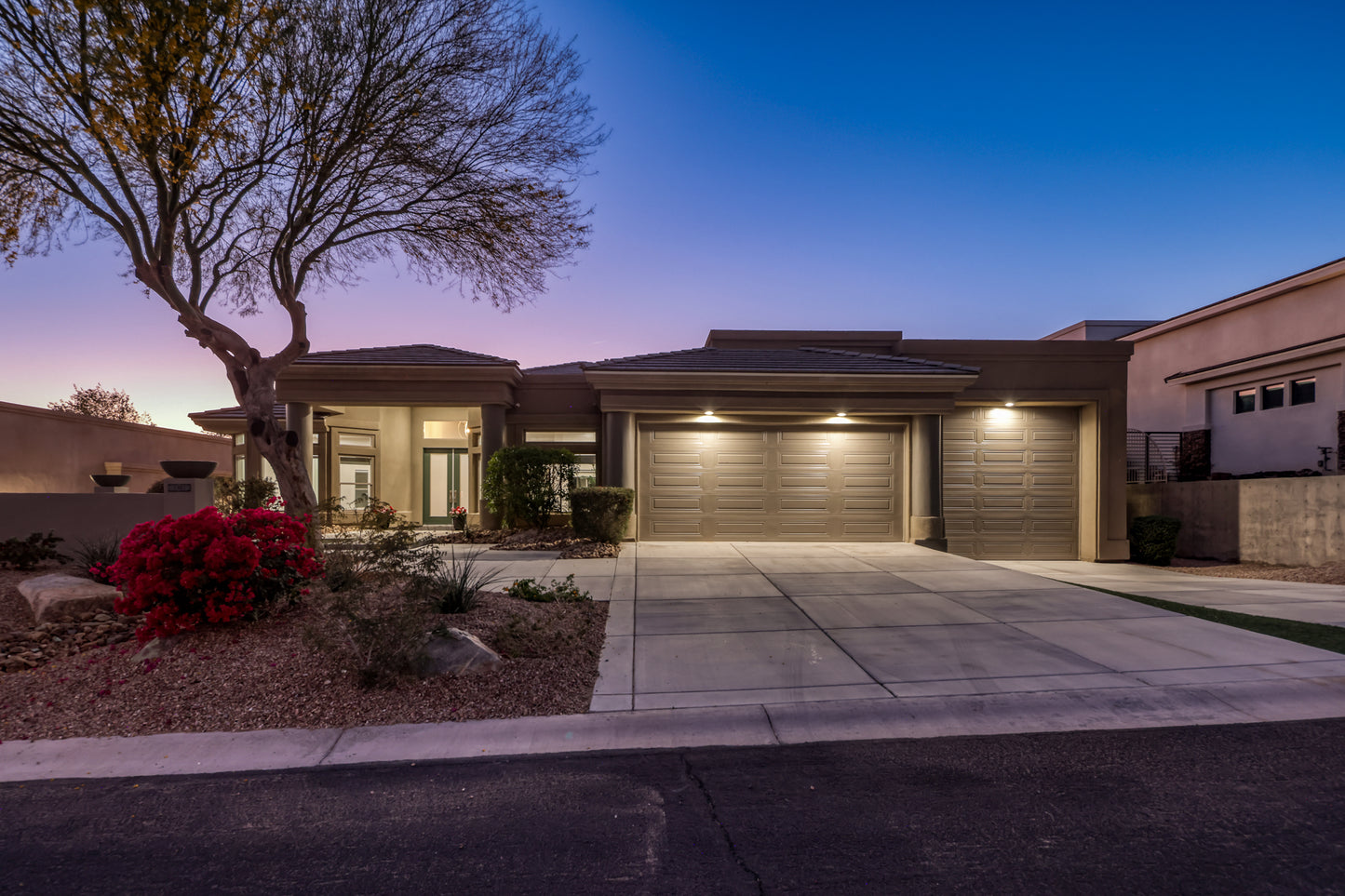 3387 LATROBE DR N - Evening Real Estate Photography (With DRONE)