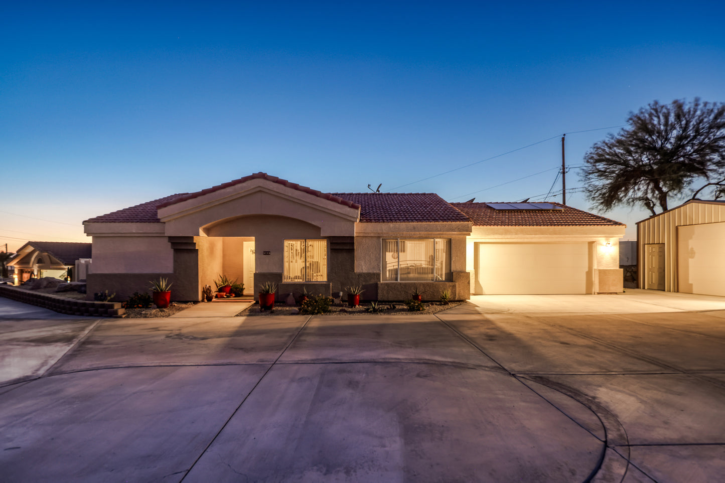 3743 CAT TAIL DR - Evening Real Estate Photography (With DRONE)